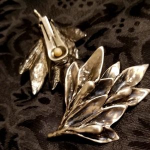 Vintage clip on earrings